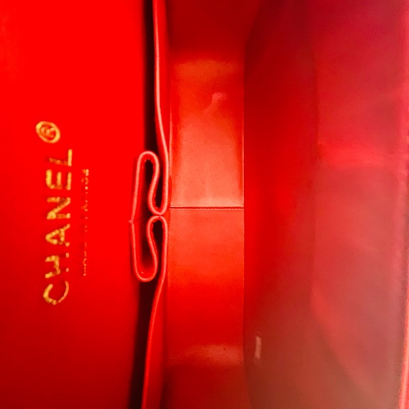 CHANEL JUMBO DOUBLE FLAP RED quilted caviar leather handbag - Picture 15 of 17